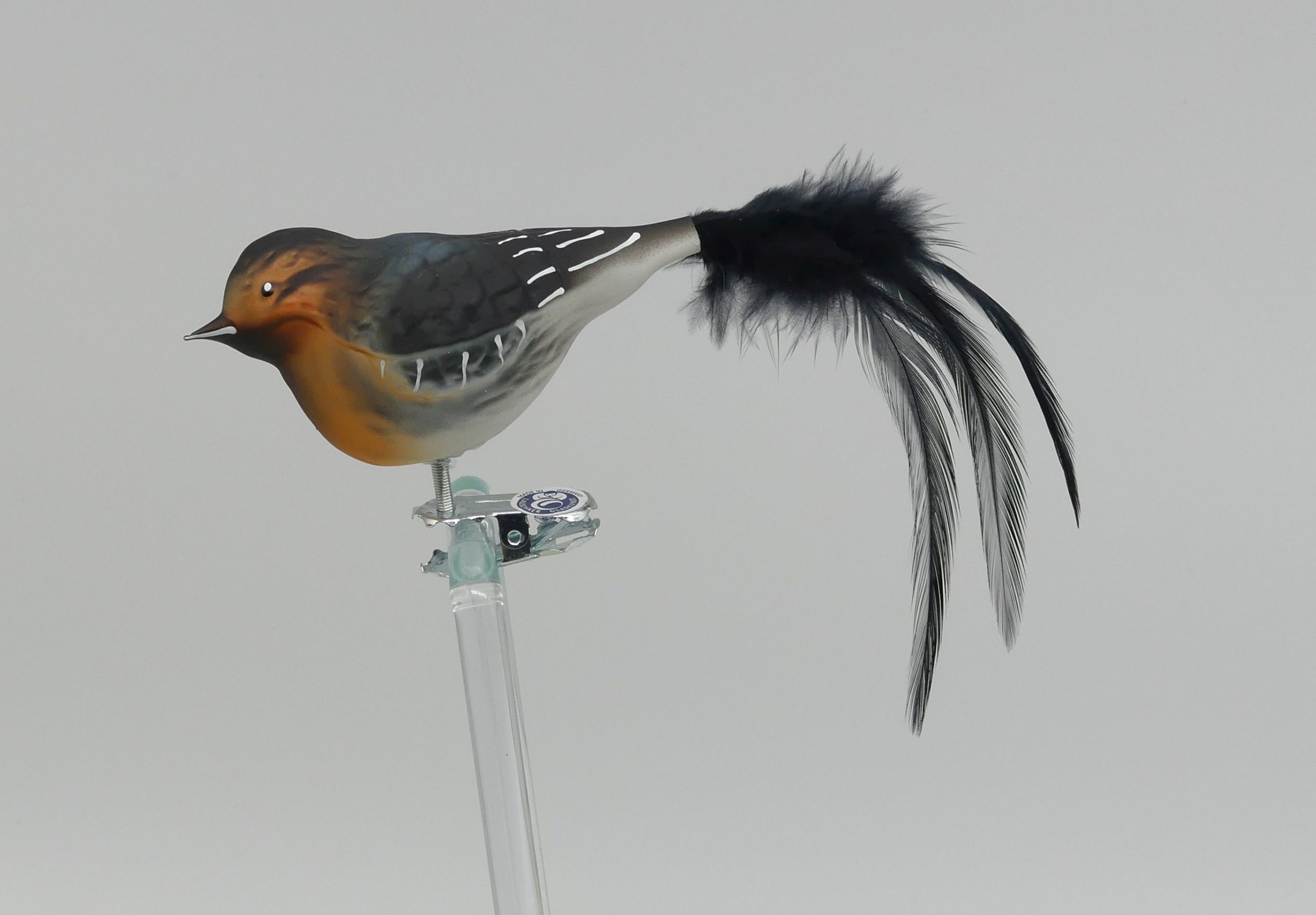 Dompfaff Lauschaer Glashandwerk Vogelfigur Antik & Modern