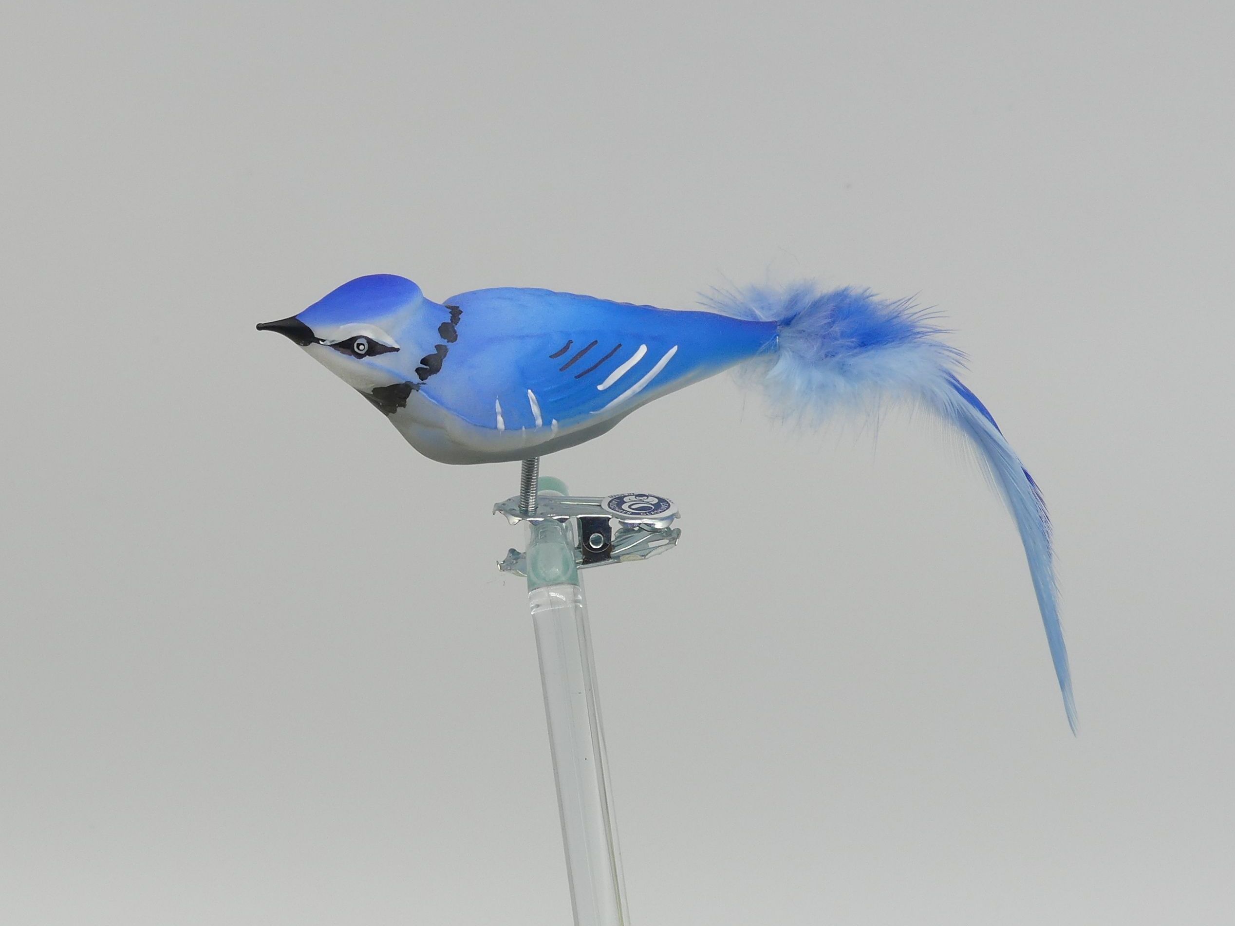 Blauhäher Lauschaer Glashandwerk Vogelfigur Antik & Modern