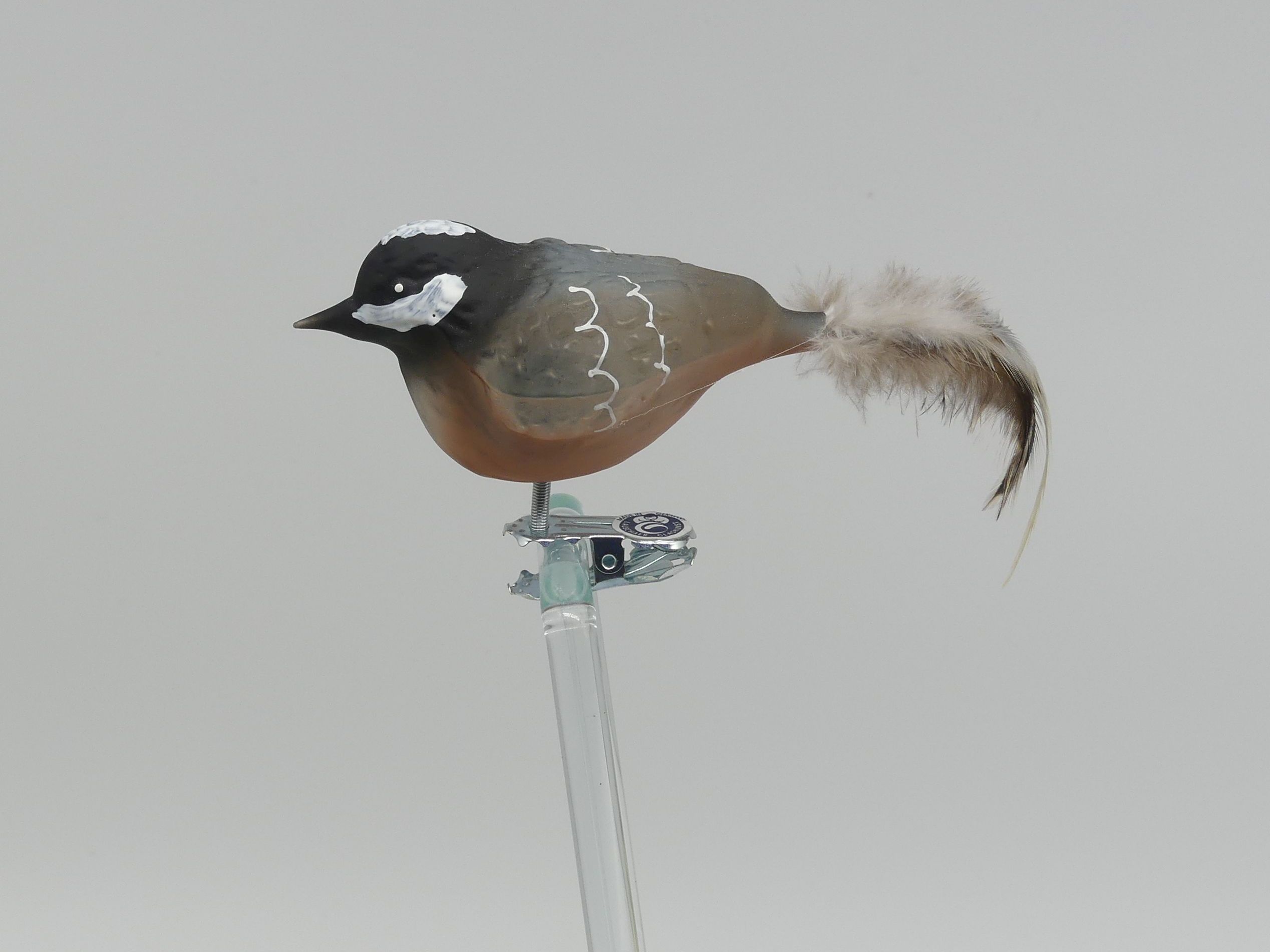 Tannenmeise Lauschaer Glashandwerk Vogelfigur Antik & Modern