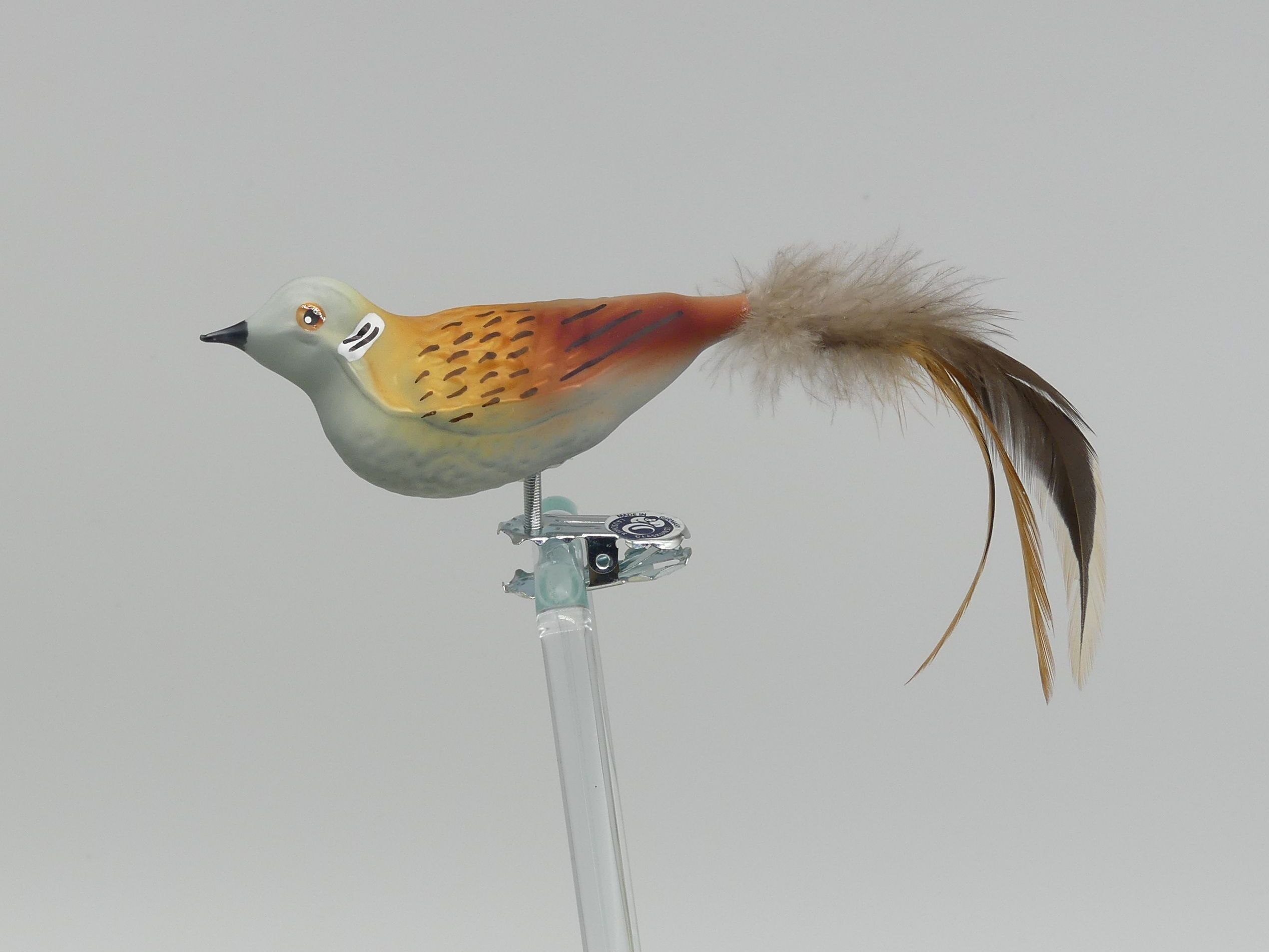 Turteltaube Turteltaube Lauschaer Glashandwerk Vogelfigur Antik & Modern