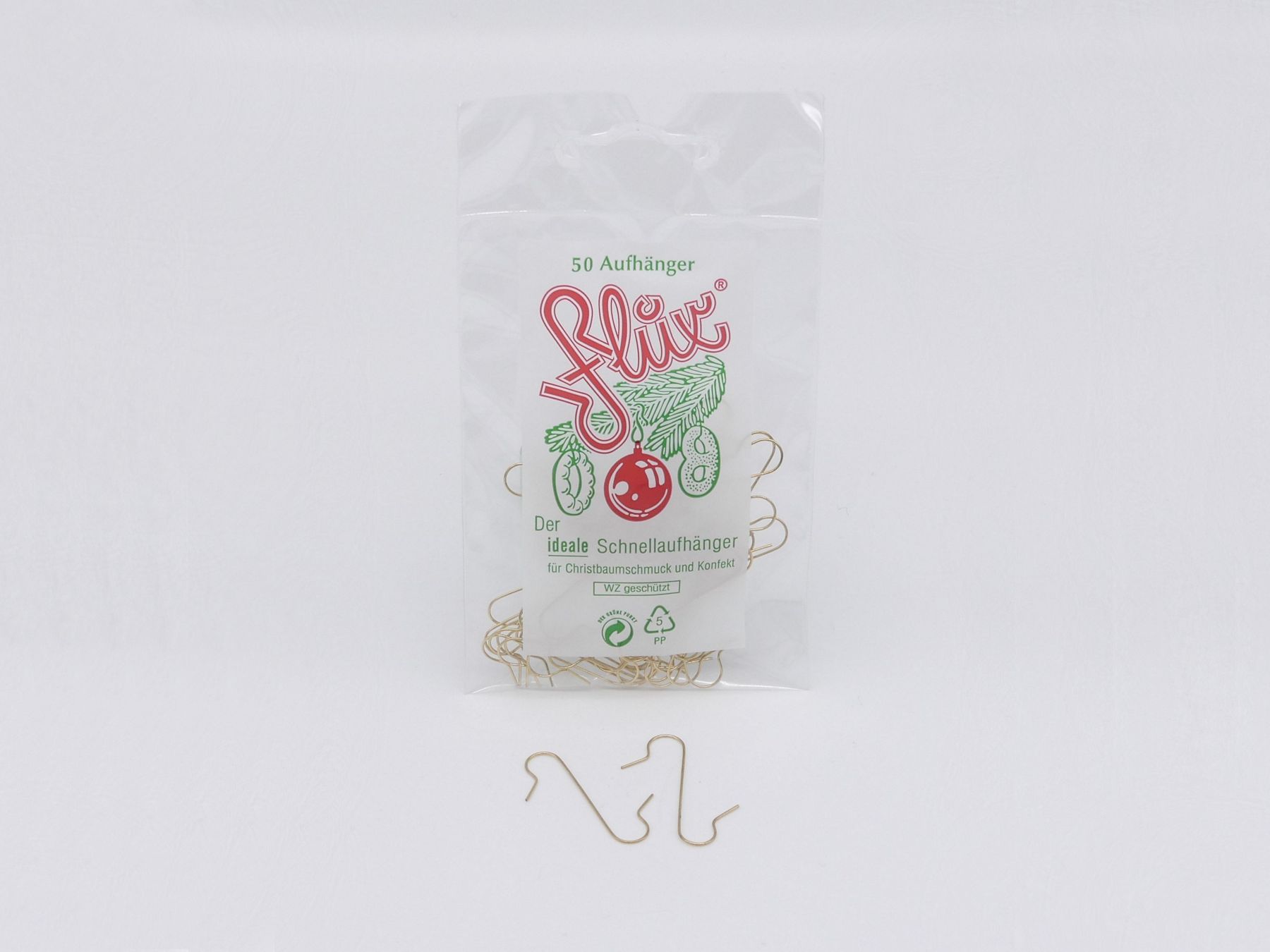 Flux Aufhänger gold Zubehör Weihnachtsschmuck Antik & Modern