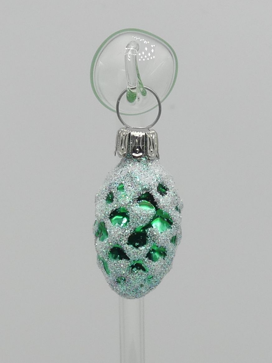 2cm Minizapfen grün 2cm Minizapfen grün Glasfigur Antik & Modern