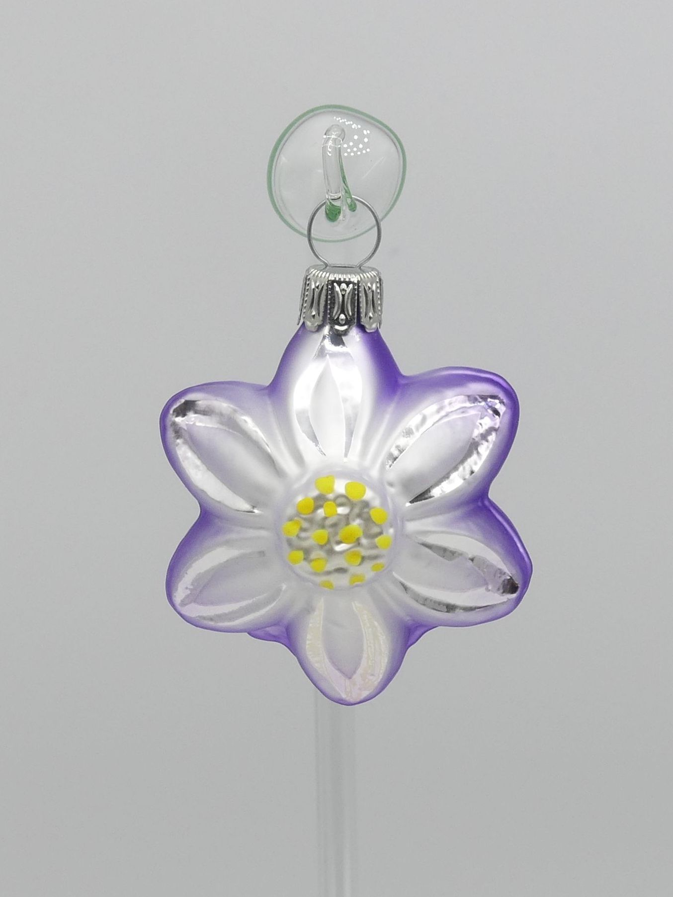 Blüte violett Blüte violett Glasfigur Antik & Modern