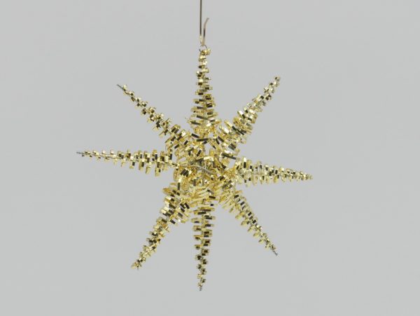 Filigranstern 8cm gold Weihnachtsschmuck Antik & Modern