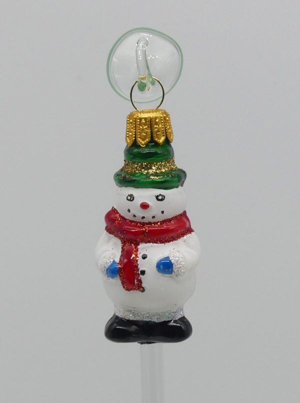 Schneemann Glasfigur Antik & Modern