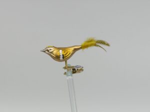 Wintergoldhähnchen Lauschaer Glashandwerk Vogelfigur Antik & Modern