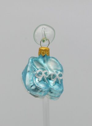 Babyschuh blau Glasfigur Antik & Modern