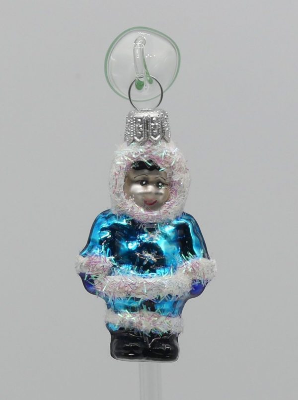 Eskimo Bub Glasfigur Antik & Modern