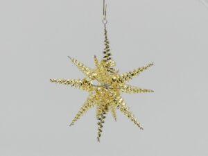 Filigranstern 8cm gold Weihnachtsschmuck Antik & Modern