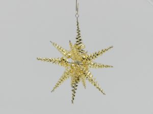 Filigranstern 8cm gold Weihnachtsschmuck Antik & Modern