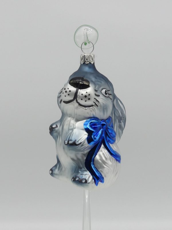Hase grau Glasfigur Antik & Modern