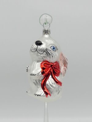 Hase weiss Glasfigur Antik & Modern