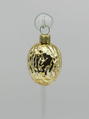 Nuss gold Glasfigur Antik & Modern