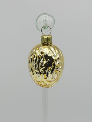Nuss gold Glasfigur Antik & Modern