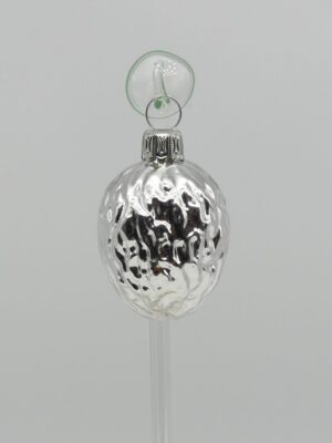 Nuss silber Glasfigur Antik & Modern