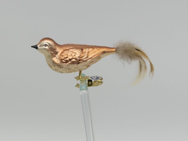 Singdrossel Lauschaer Glashandwerk Vogelfigur Antik & Modern