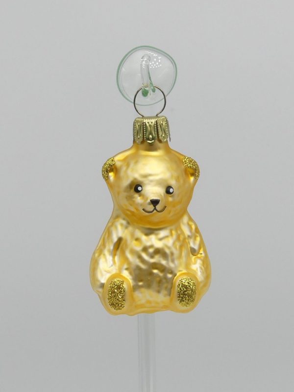 Teddy gold Glasfigur Antik & Modern