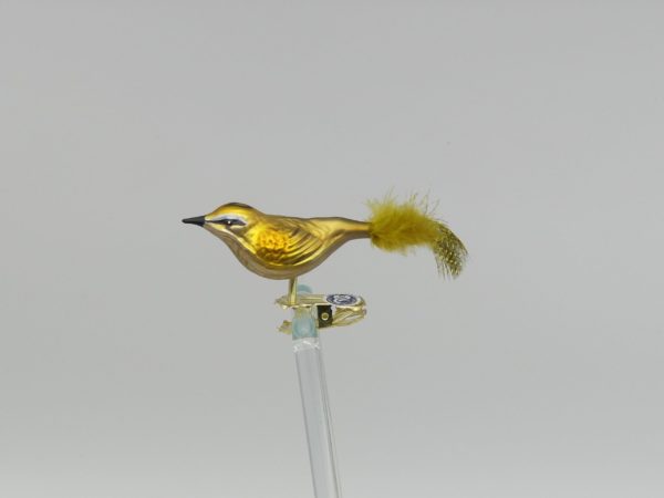 Sommergoldhähnchen Lauschaer Glashandwerk Vogelfigur Antik & Modern