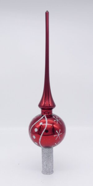 Spitze 7cm rot Weihnachtsschmuck Antik & Modern