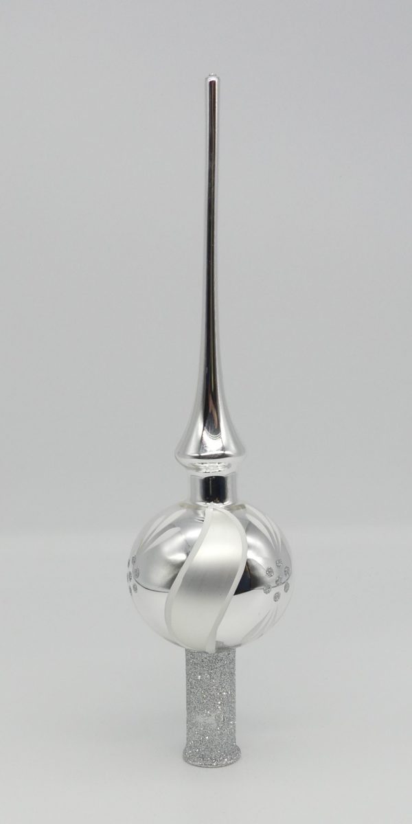 Spitze 7cm silber Weihnachtsschmuck Antik & Modern