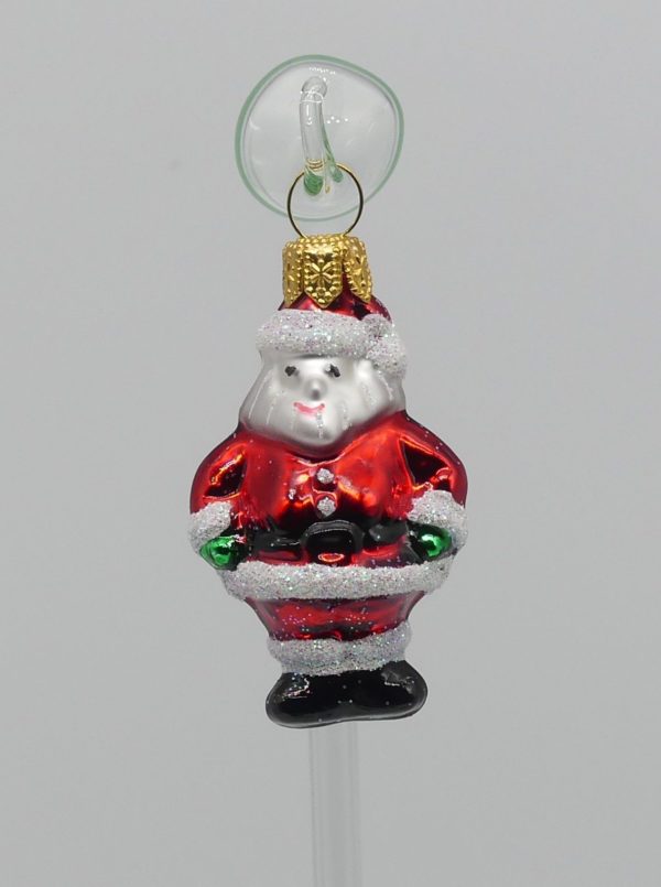 Weihnachtsmann Glasfigur Antik & Modern