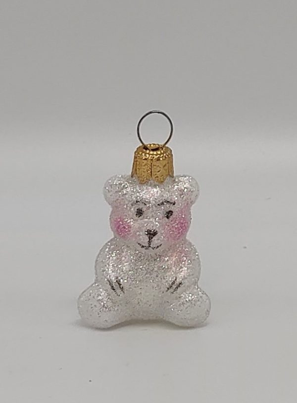 Teddybär Irisglitter Glasfigur Antik & Modern