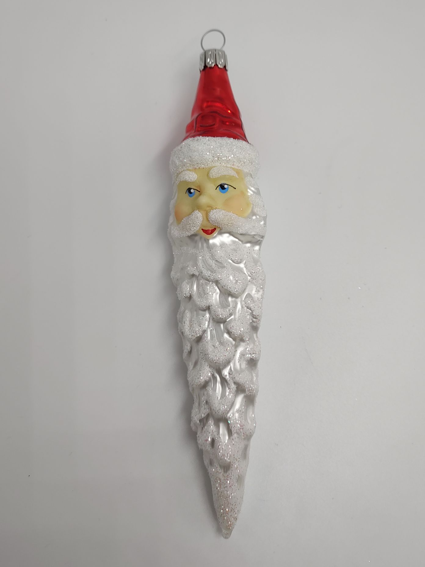 Weihnachtsmannzapfen Glasfigur Lauschauer Glashandwerk Antik & Modern