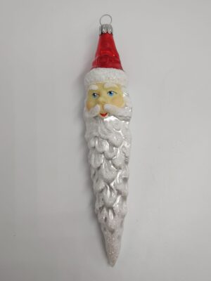 Weihnachtsmannzapfen Glasfigur Lauschauer Glashandwerk Antik & Modern