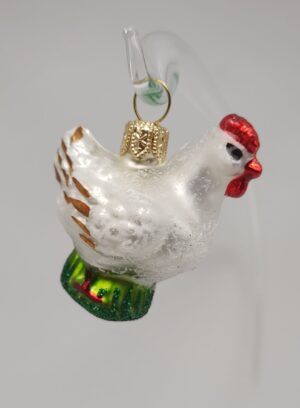 Henne Glasfigur