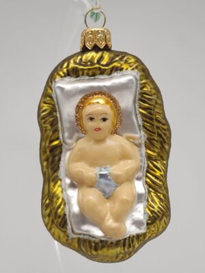 Jesuskind Glasfigur