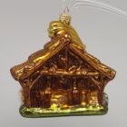 Krippe hinten Glasfigur