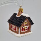 Lebkuchenhaus hinten Glasfigur
